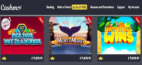 Cashmo Casino Online Games