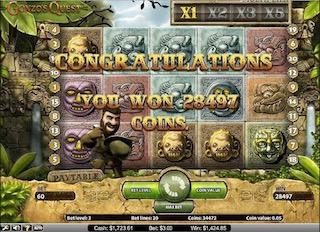 Gonzo's Quest Free Slots Big Wins