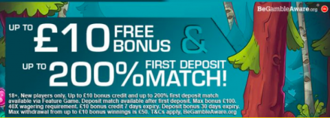 pocketwin signup bonus and deposit match welcome